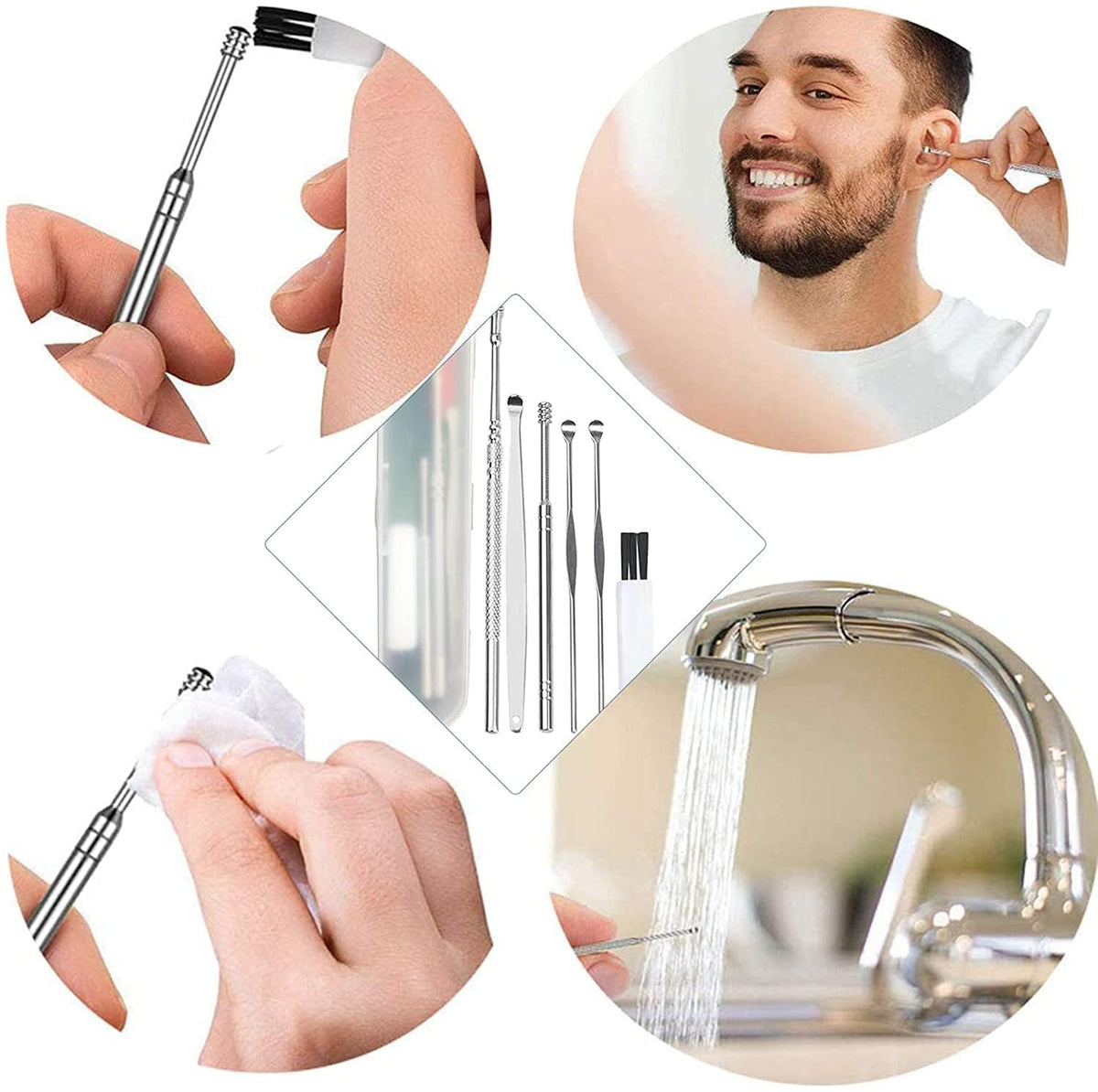 Ear Wax Removal Kit (6-Piece Set) | 🔥FLAT 50% SAVING🔥